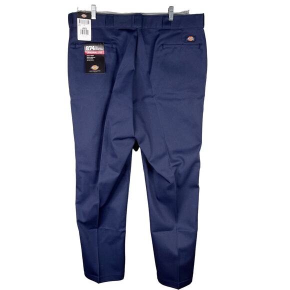 Dickies Original Fit 874 Navy Work Pants 42 x 32 New - Picture 2 of 11